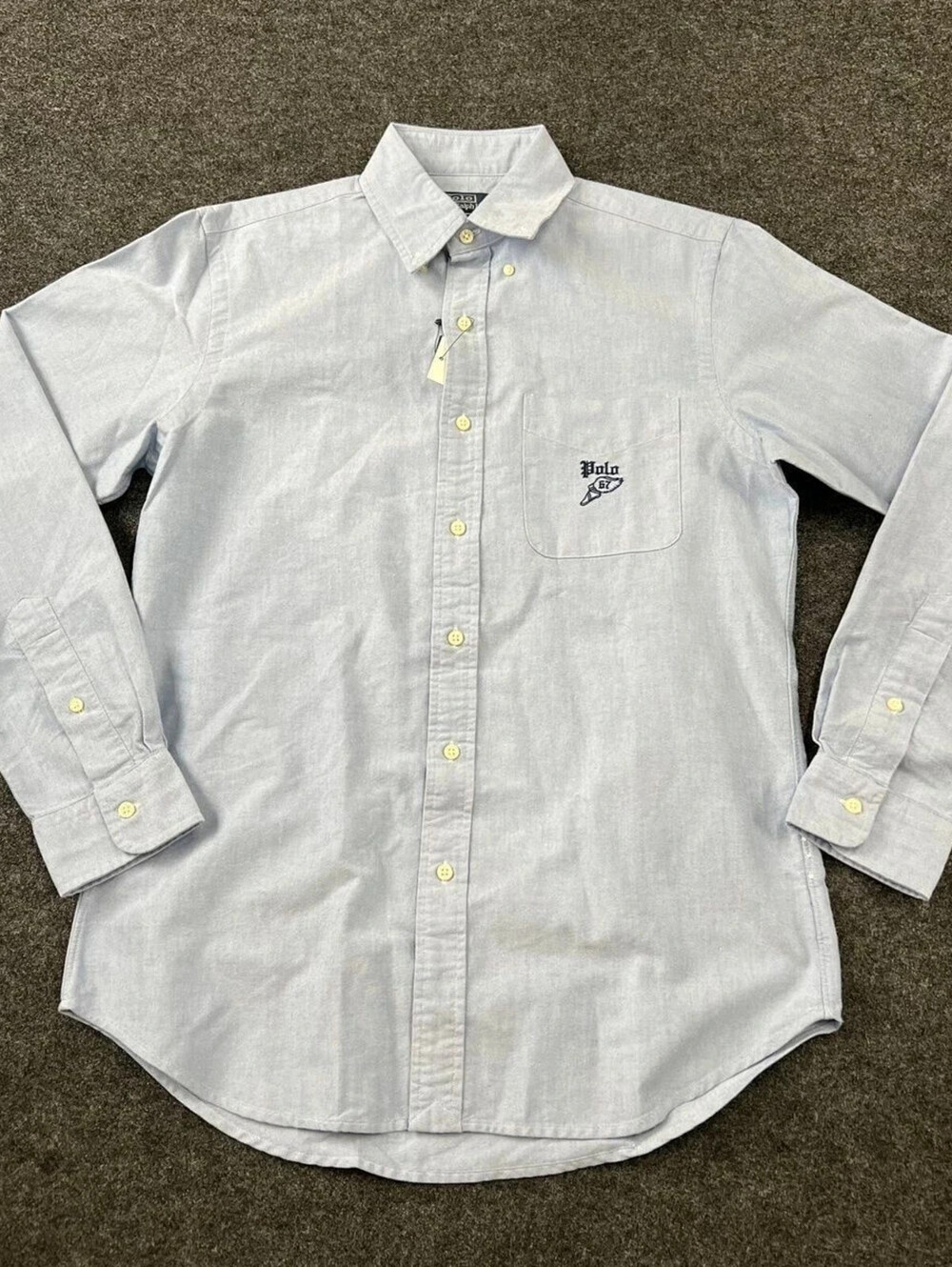 POLO RALPH LAUREN Classic Fit Embroidered Oxford Shirt Men's Size S NWT $168